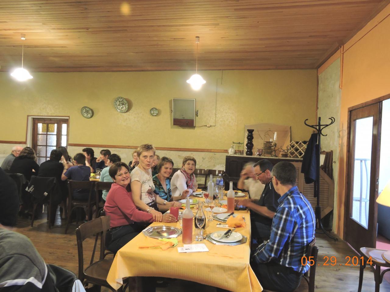 Repas Ascension 2014 à Ligardes 